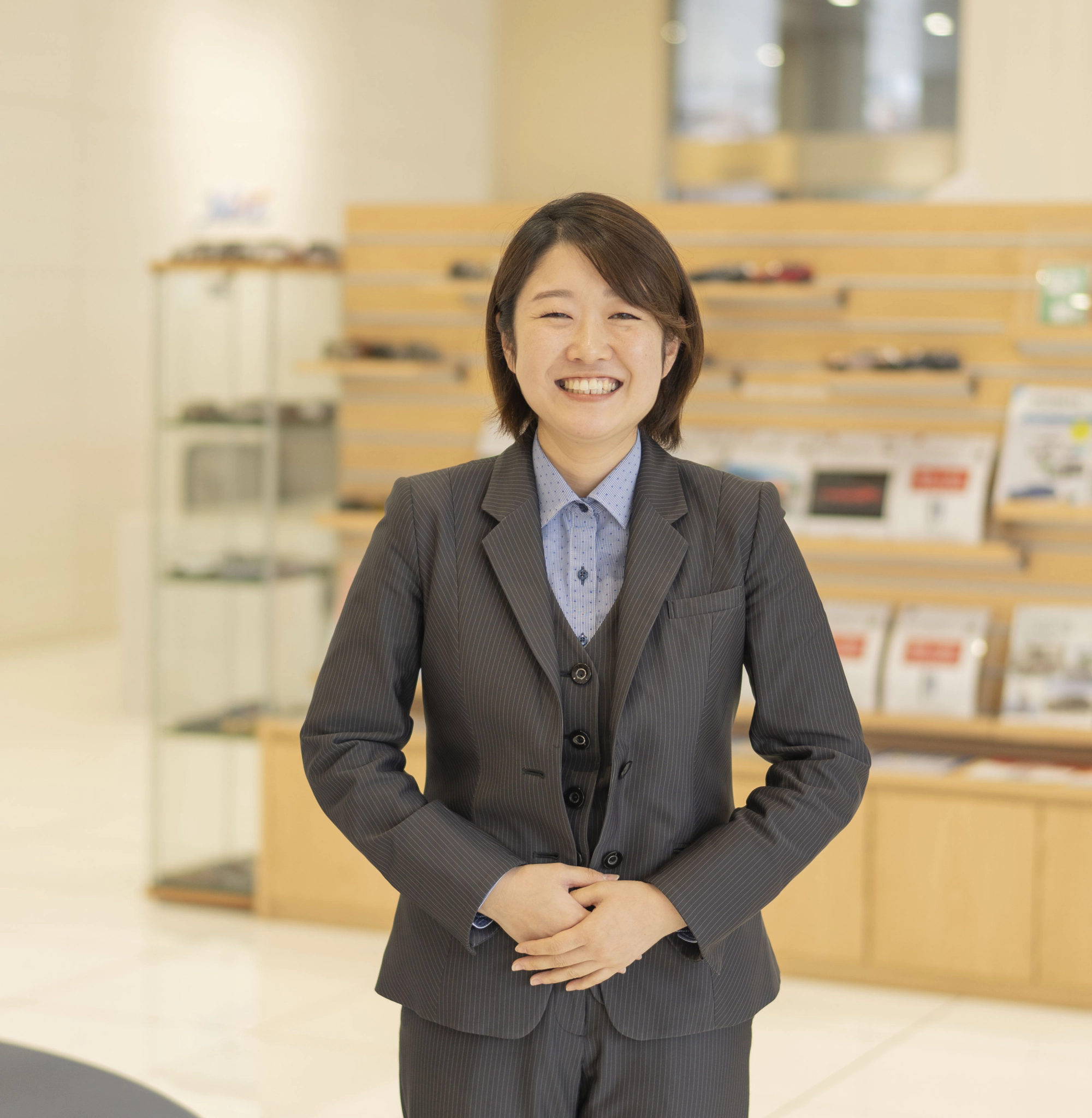 営業スタッフ 畑中さんのインタビュー写真